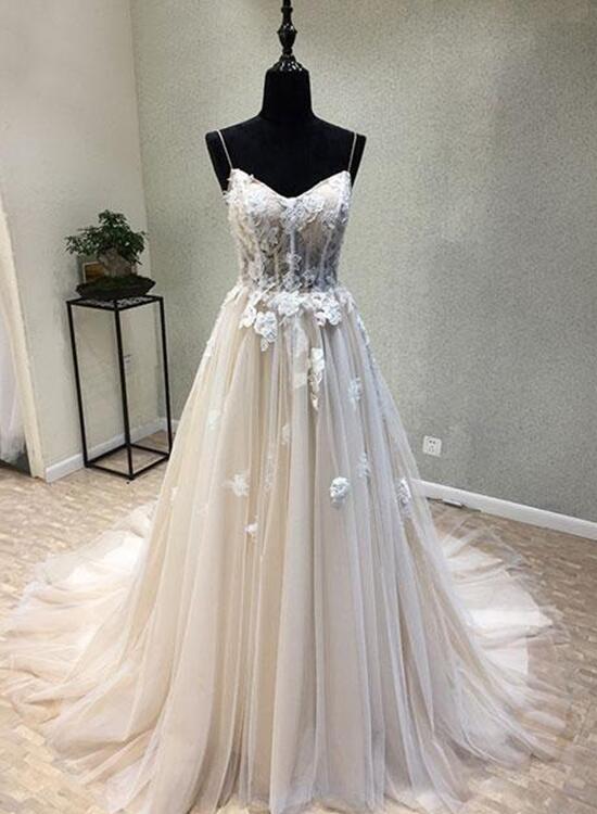 ivory lace formal dress