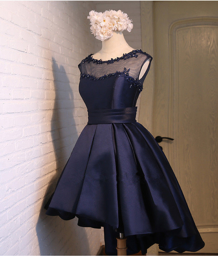 Black Satin Classy Homecoming Dress Sexy Party Dress Charming Homecoming Dress Graduation Dress Home On Luulla