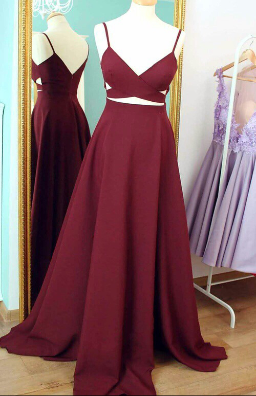 cute maroon prom dresses