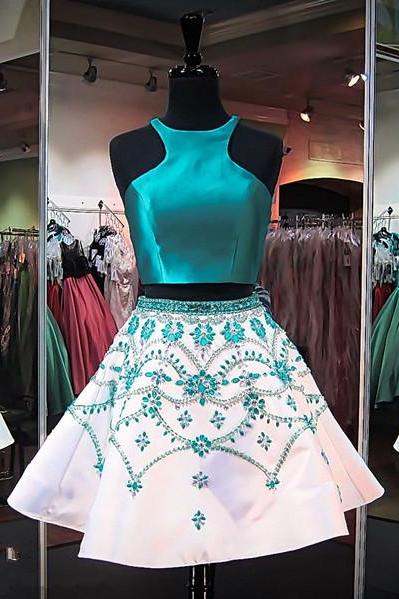 Two Pieces Homecoming Dress,Short Prom Dresses,Cocktail Dress,Homecoming Dress,Graduation Dress,Party Dress,Short Homecoming Dress Z197