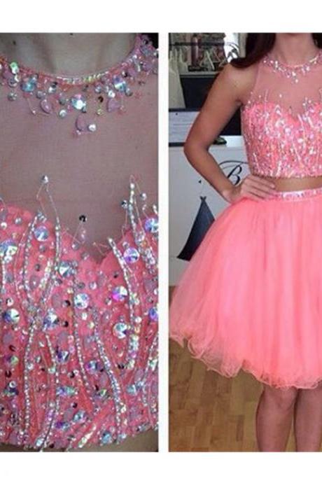 Charming Two Pieces Homecoming Dress,Sexy Party Dress,Charming Homecoming Dress,Cheap Homecoming Dress,Homecoming Dress,H22